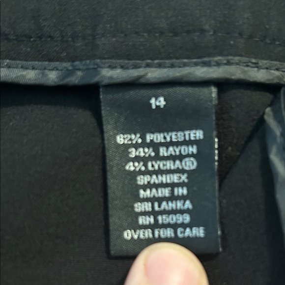 Woman’s Apostrophe Stretch Black Dress Pants - Picture 3 of 10
